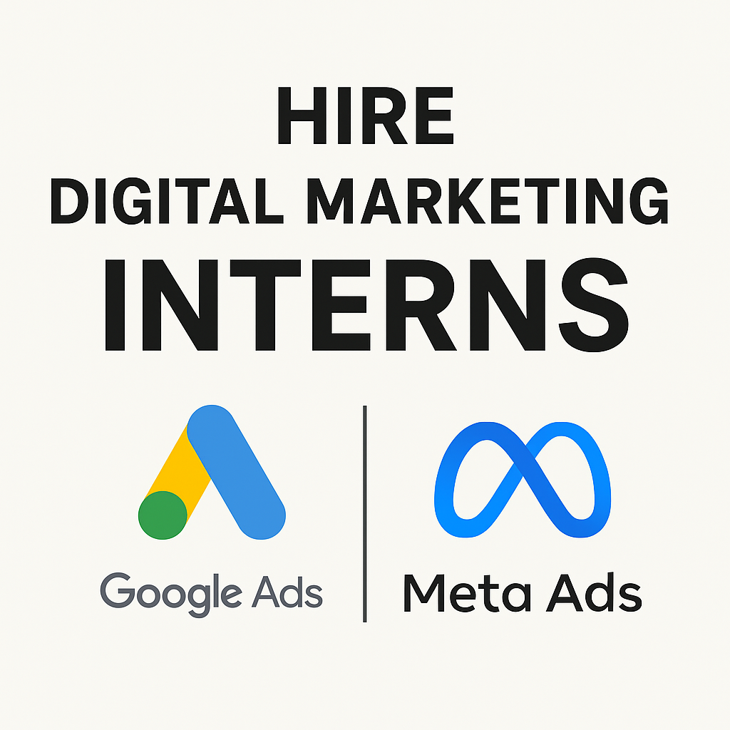 hire digital marketing interns, trainee and freshers